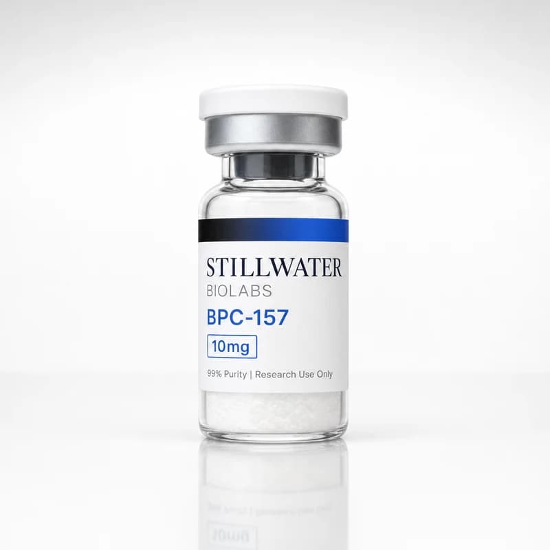 BPC-157 research peptide in lyophilized form